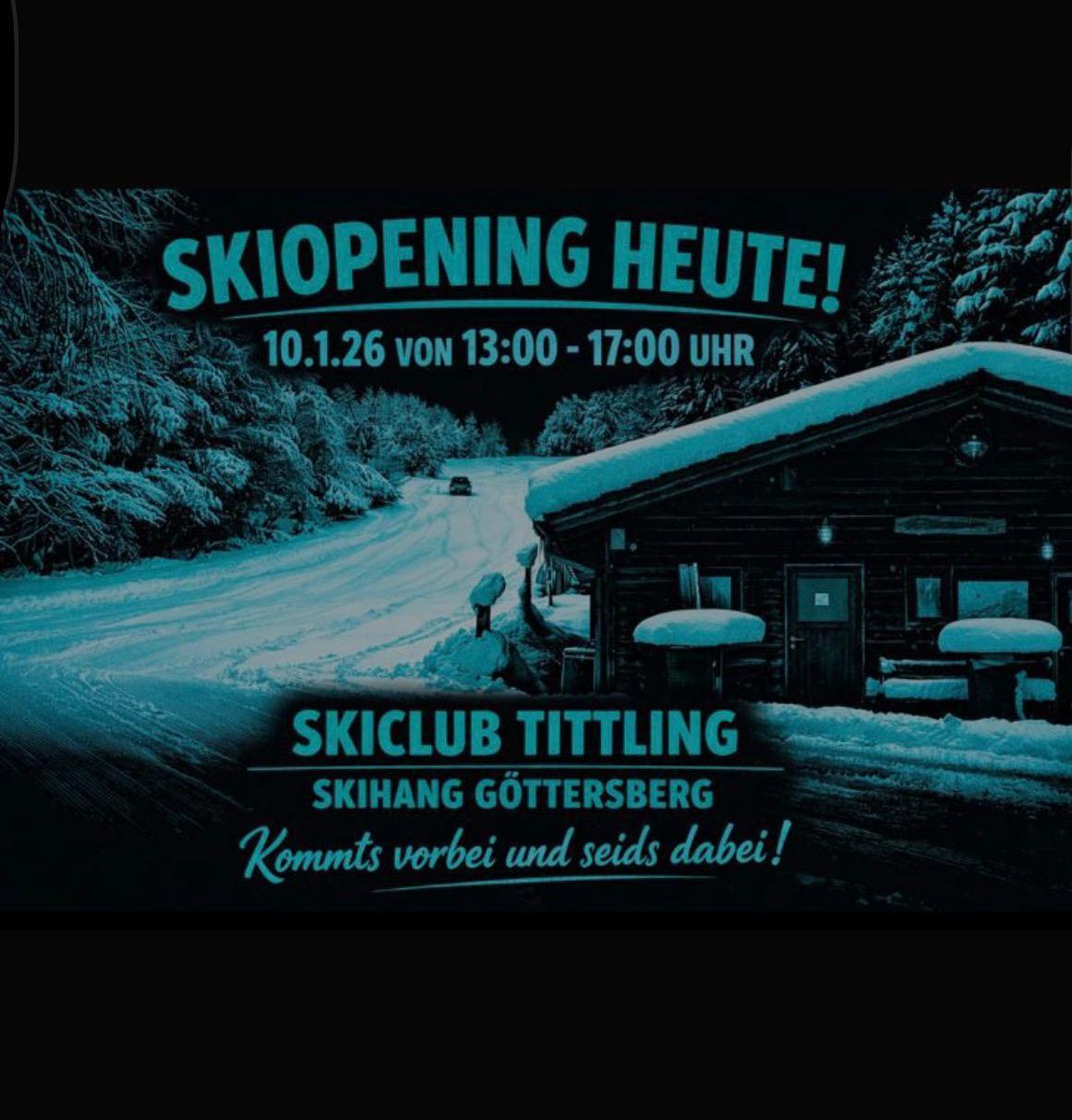 Skiopening heute!