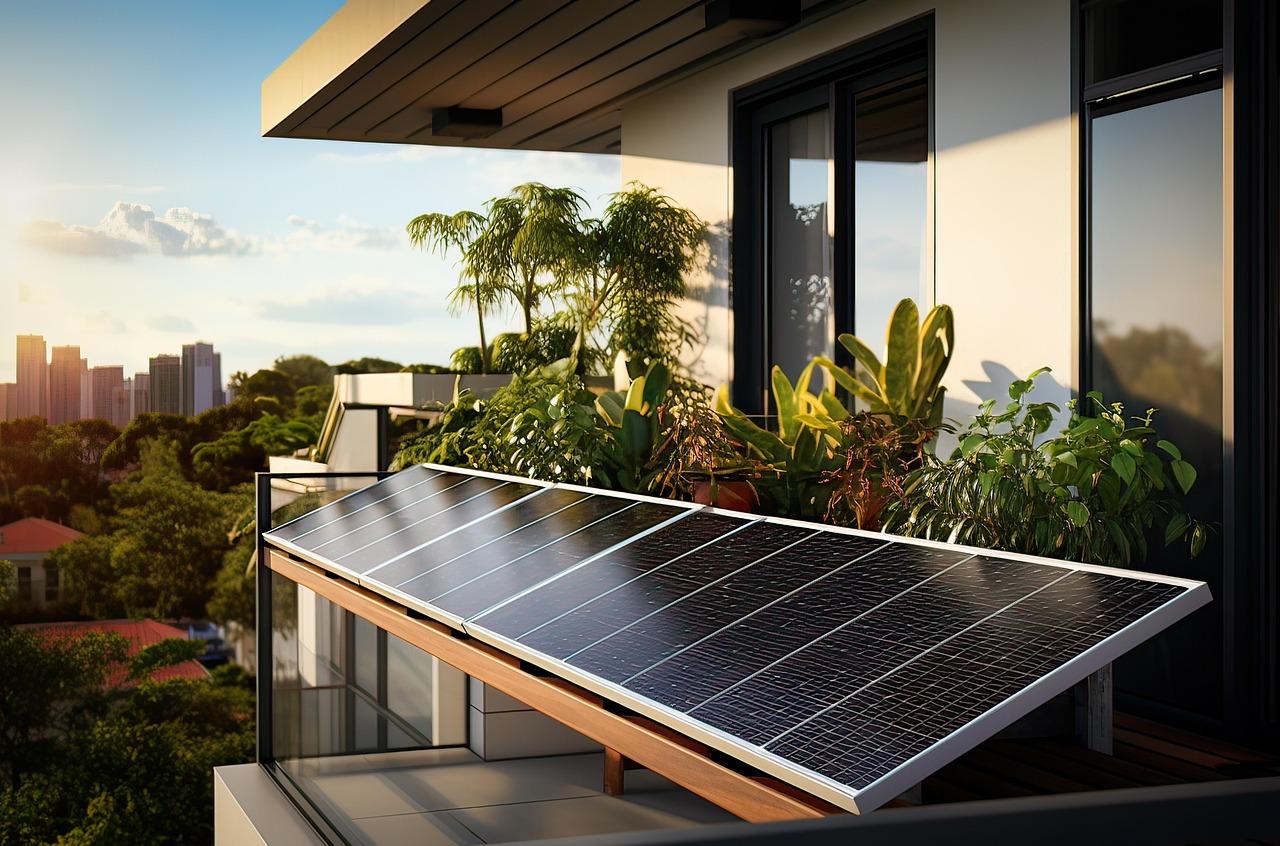 Balkon-Photovoltaikanlage