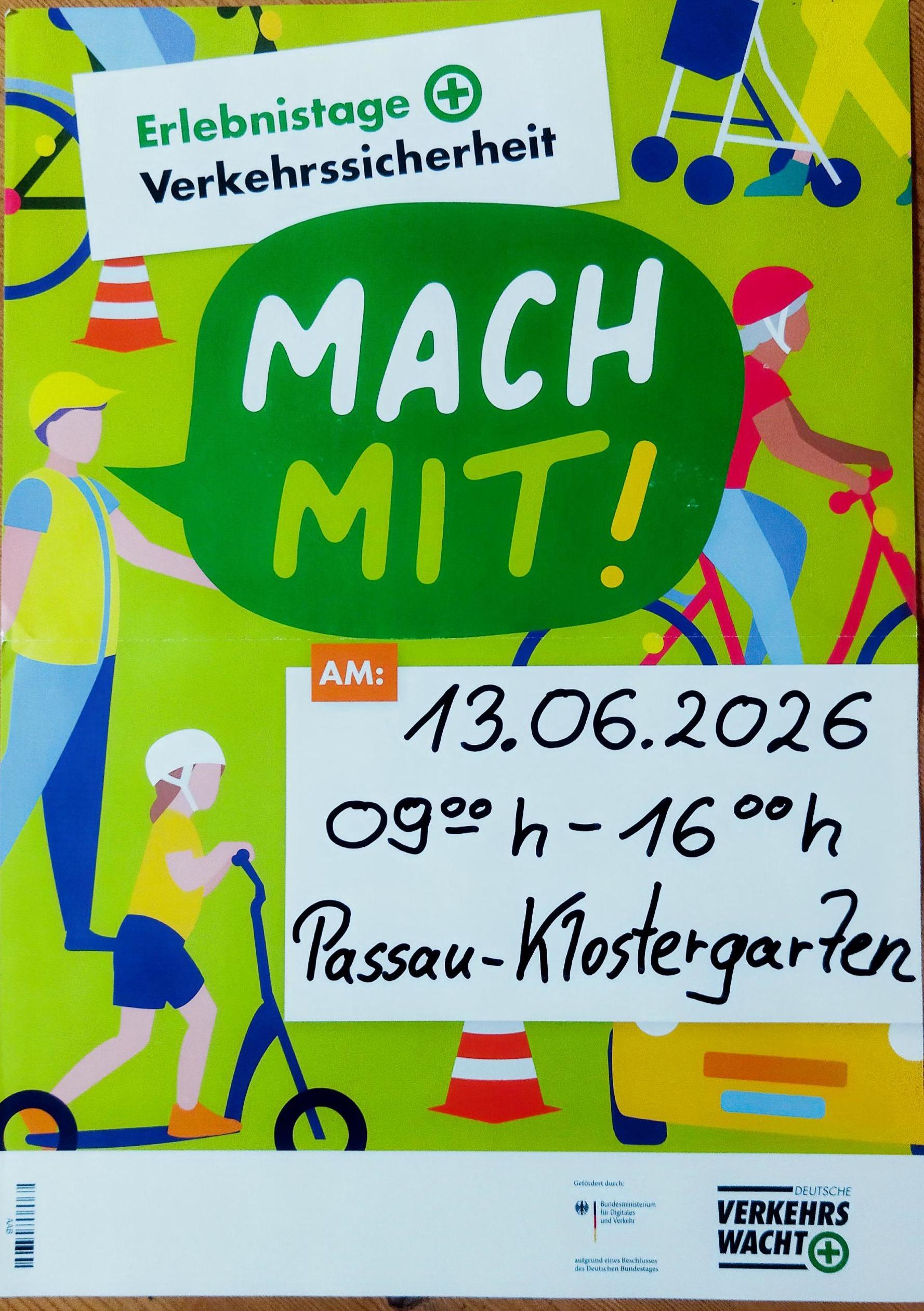 Plakat "Verkehrssicherheitstag"