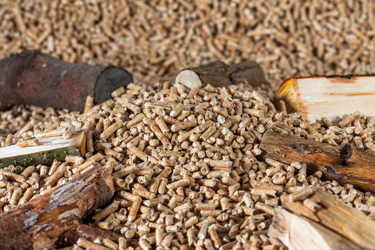 Holz und Pellets